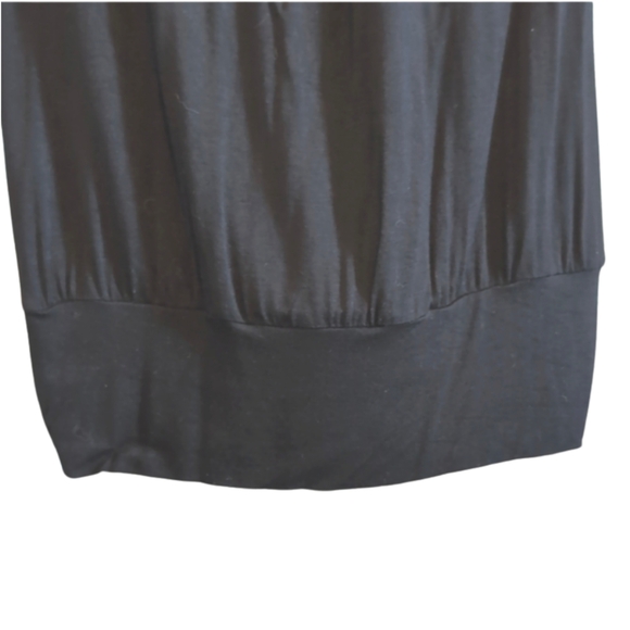 Blue Crush Little Black Dress | Size M | Sleeveless V-Neck Mini Dress - Picture 4 of 7